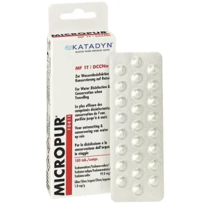 Čerstvá novinka - Tablety na čištění vody KATADYN® Micropur Forte MF 1T 100 tb