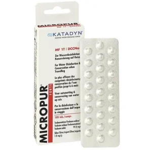 Tablety na čištění vody Micropur Forte MF 1T Katadyn®, 50 tablet - Připraveno k odeslání