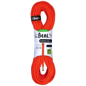 Časově omezená nabídka - Lano BEAL KARMA 9,8/60 SOLID ORANGE