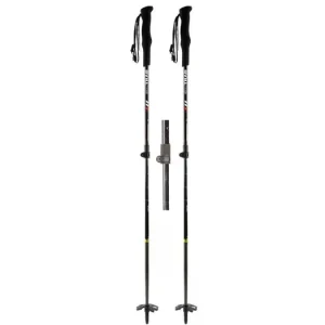 Skialpové teleskopické hole SKI TRAB POLES MAGICO 2.0 CARBON BLACK/RED Uni - Už jen pár kusů