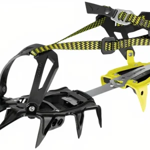 Špičková kvalita - Mačky SALEWA ALPINIST WALK Uni, black/yellow