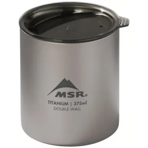 Akční nabídka - Hrnek MSR TITAN CUP DOUBLE WALL MUG 375 ML Uni, Titanium