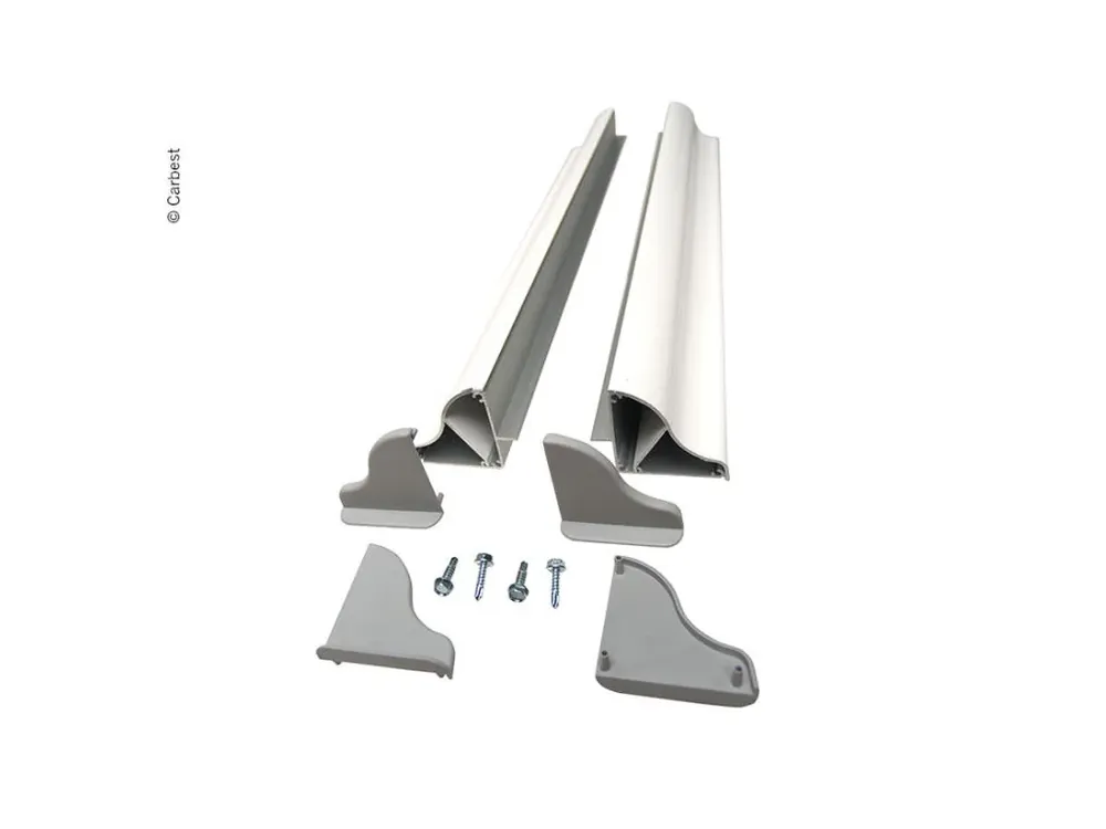 Carbest Spoiler pro instalaci solárních panelů 410mm barva bílá | Nízká cena