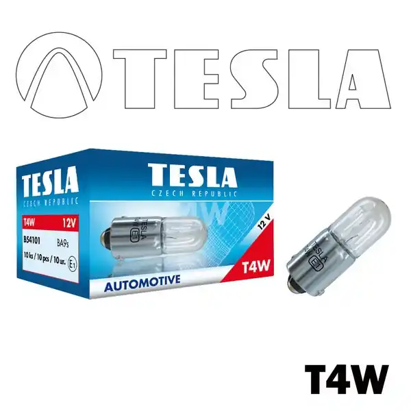 Akční cena | Žárovka 12V T4W BA9s TESLA