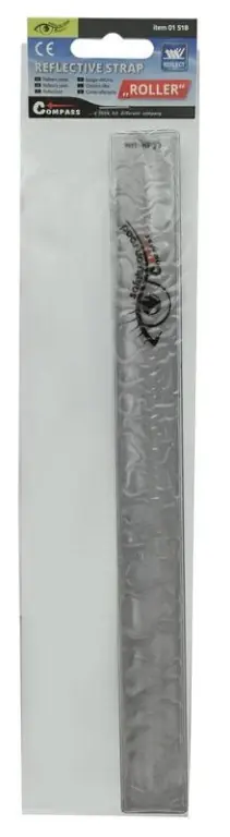 Pásek reflexní ROLLER S.O.R. 30x3cm stříbrný - Nový produkt