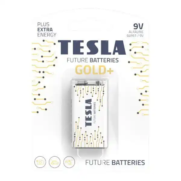Baterie 9V GOLD alkalická TESLA - Rychlé odeslání