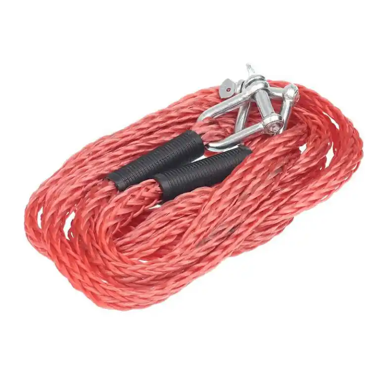 Lano tažné 3.0T, 4.5M elastické, červené - Snadné objednání