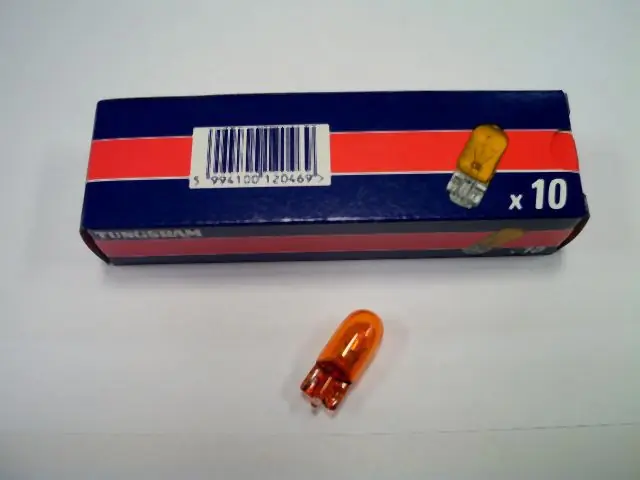 Top produkt - Žárovka 12V 5W W2,1*9,5d oranžová celosklo TUNGSRAM