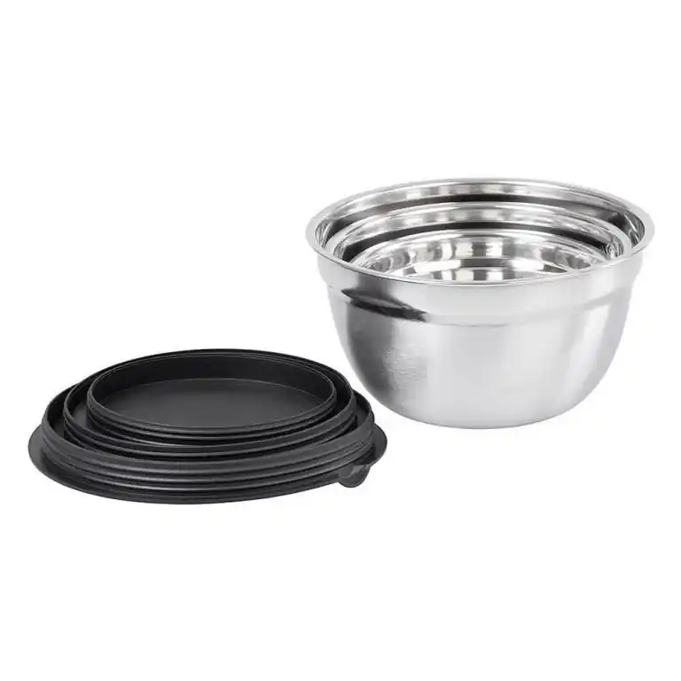 Miska MagicHome, nerez s víkem, 14-16-18cm, sada 3ks - Špičková kvalita