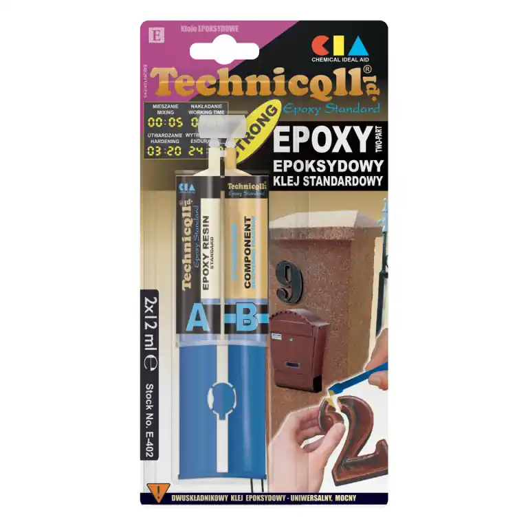Vrácení zdarma | Lepidlo epoxidové standard TECHNICQLL 2x12ml