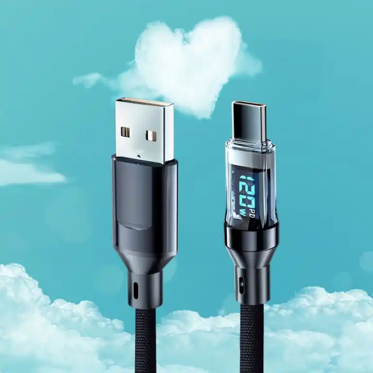 Zlevněno | Kabel USB, rychlonabíjecí s digitálním displejem