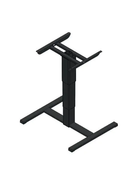 Nově v sortimentu | Stůl sloupový zvedací jednopolohový (325–683 mm, antracit)