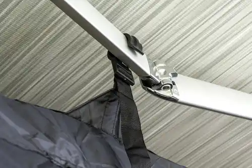 Pořiďte si nyní | Moskytiéra k markýze Mosquito Free Premium 240 (závěsný stan proti hmyzu se všitou podlážkou, rozměry 240 × 230 cm, 2 boční vstupy a vstup k vozidlu)