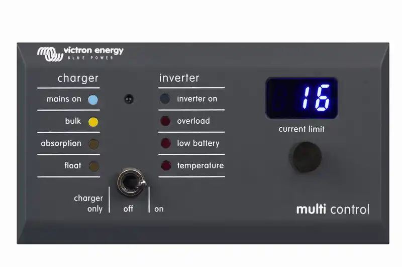 Panel ovládací Victron Energy Digital Multi Control 200/200A GX, 12 V - Výprodej