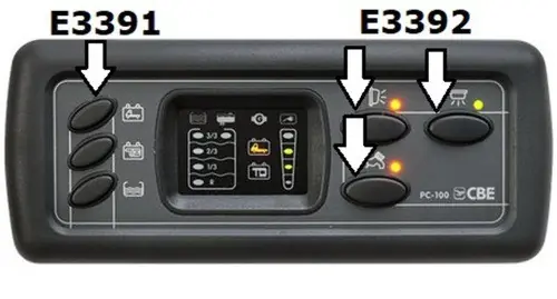 Snadný nákup | Tlačítka 3x malá pro PC100