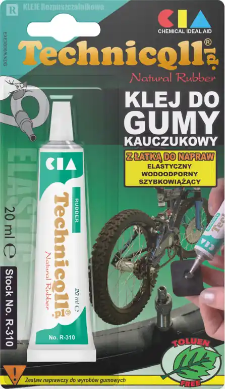 Lepidlo na gumu TECHNICQLL 20ml - Poslední kus