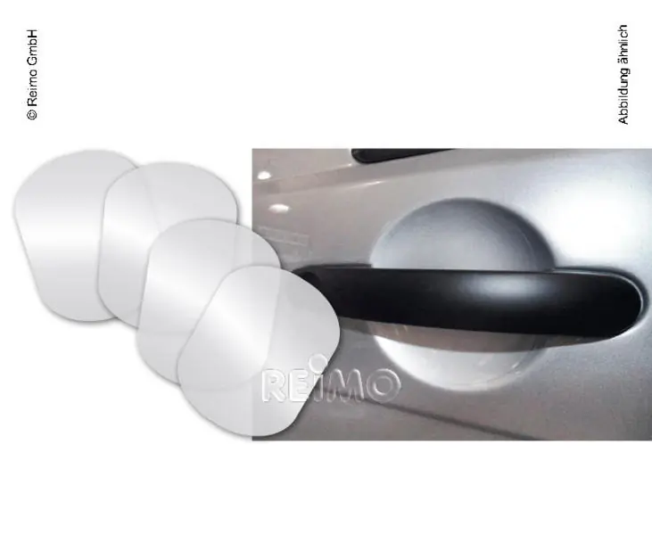 Fólie ochranné transparentní pod kliky dveří tloušťka 0,32 mm pro Volkswagen Caddy modelové roky 2006–2015 sada 4 kusy - Ihned k objednání