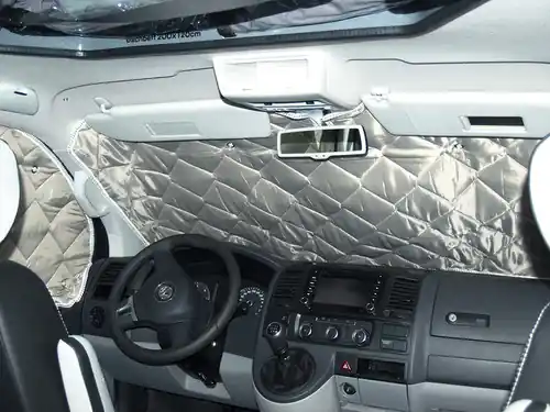Clony termální vnitřní na okna dvoukřídlých zadních dveří pro Citroën SpaceTourer, Peugeot Expert, Opel Vivaro a Toyota Proace od roku výroby 2016 9vrstvé šedé sada 2 kusy Carbest - Skladem