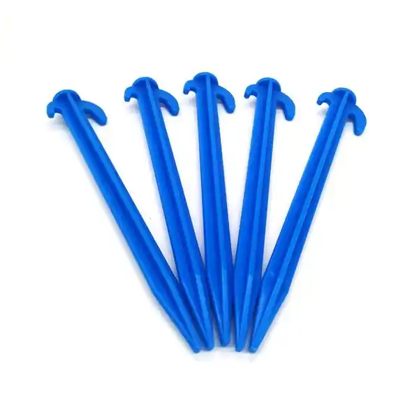 Sada kolíků 5ks, plastové, stanové 190*3.5mm, 13g - Akční cena